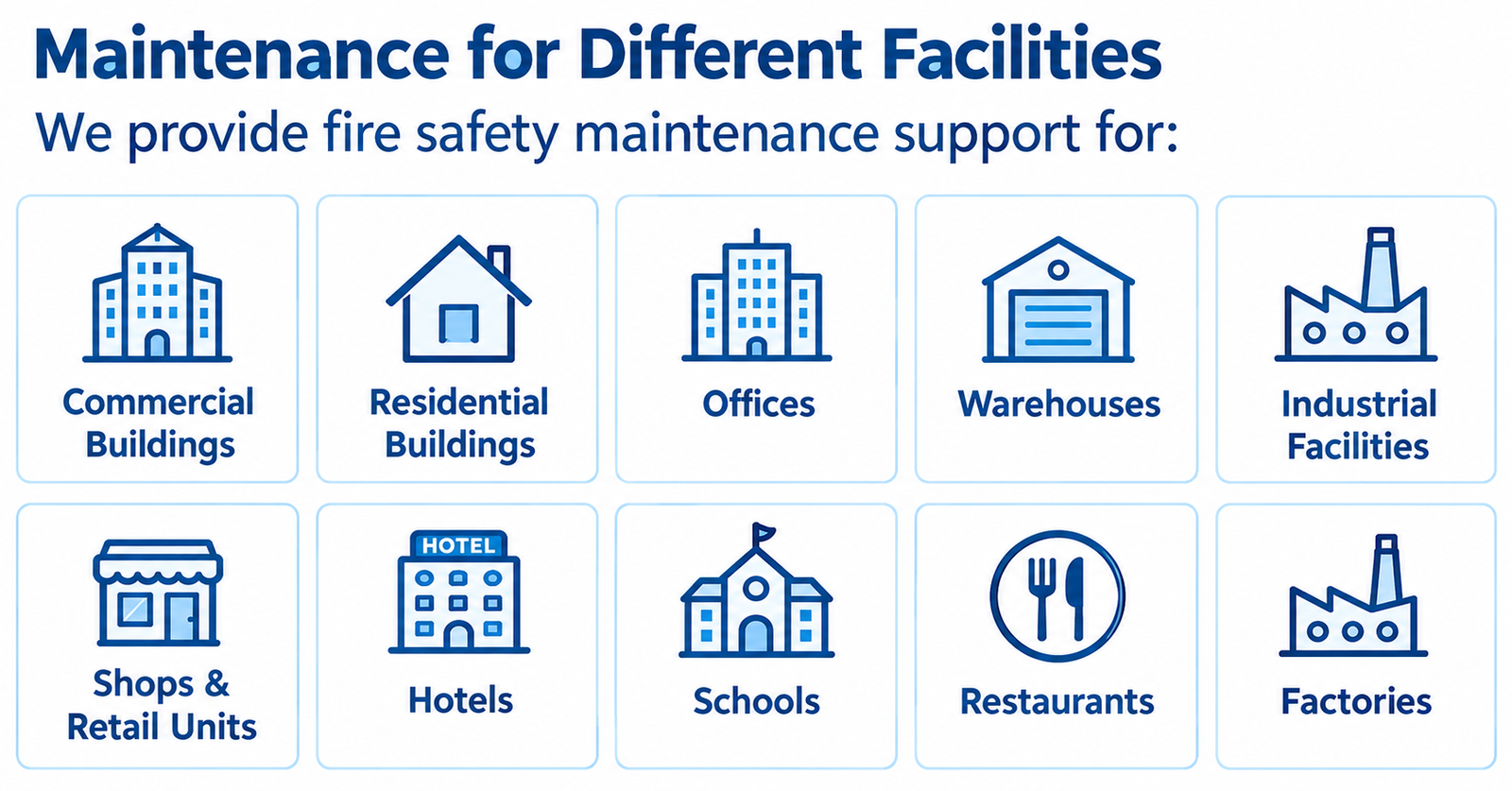 Fire Safety Maintenance Fire sprinkler and hydrant system maintenance for industrial properties in UAE