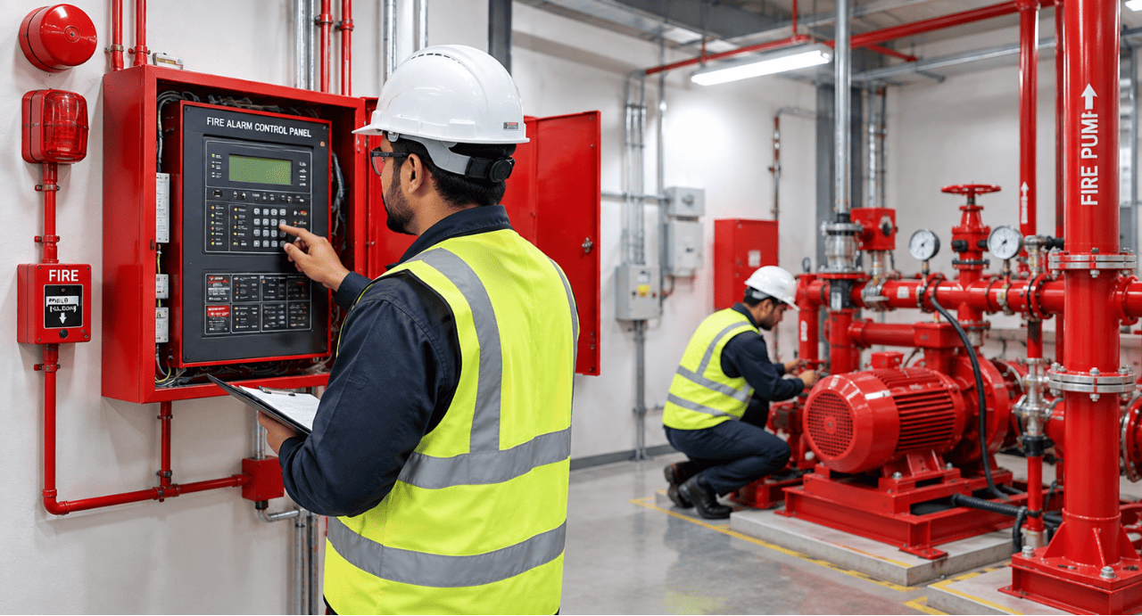 Professional fire safety maintenance and fire fighting services in Ajman UAE