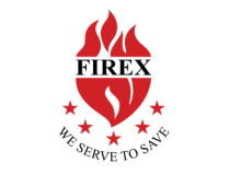 FIREX fire safety and fire protection brand logo UAE